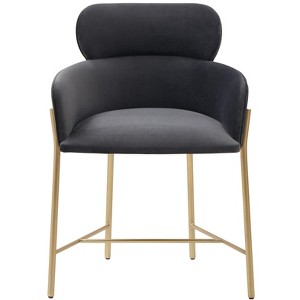 Charlize Velvet Dining Chair - SFV4757 - Safavieh Couture - 1 of 4