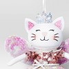 4.5" Silver Cat with Tiara Christmas Ornament Cat - Wondershop™ - 3 of 3