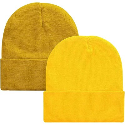 MSDC 2 Pack Beanie for Men Women Slouchy Beanie Hats Winter Knit Caps Soft Ski Hat Unisex