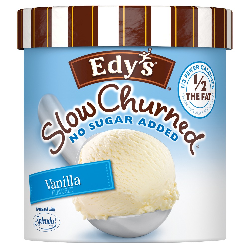 UPC 041548001753 Edy's Slow Churned No Sugar Added Vanilla Ice Cream