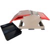 JCS Wildlife Large Poly Hopper Bird Feeder  - Mounting Pole Bundles Available! - 4 of 4