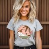 Simply Sage Market Women's Salty Hair Sandy Toes Circle Short Sleeve Graphic Tee - 2 of 3