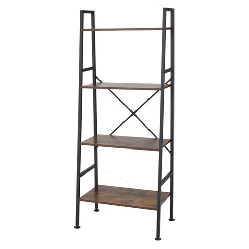  MIN WIN 3 Tier Tall Bookcase with Table, Home Office