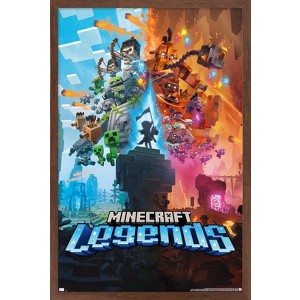 Trends International Minecraft: Legends - Key Art Framed Wall Poster Prints - 1 of 4