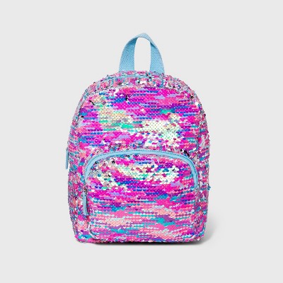 Girls' Sequin Mini Backpack - Cat & Jack™ Pink