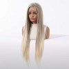 Jessie's Wig 30 Inch Long Straight Wig Synthetic Hair 13x3.5 Lace Wigs Highlights Blonde 1 Pc/Pack - 2 of 4