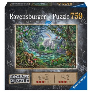Ravensburger ESCAPE Puzzle: The Unicorn Jigsaw Puzzle - 759pc - 1 of 2