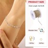 Unique Bargains Copper Jewelry Making Lobster Clap Rhinestone Chain 16.4ft 1 Roll - 2 of 4