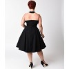 Unique Vintage Women's Plus Criss Cross Halter Rita Flare Dress - 2 of 4
