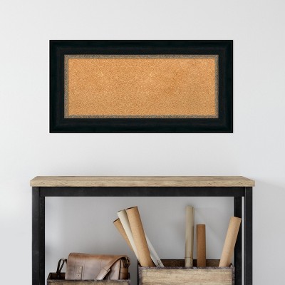 Paragon Bronze Framed Natural Cork Bulletin Board 37" x 19"