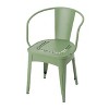 NicBex Colorful Outdoor Dining Table Set Metal Bistro Table with Two Chairs,Patio Furniture Bistro Set for Garden,Backyard,Poolside - 4 of 4