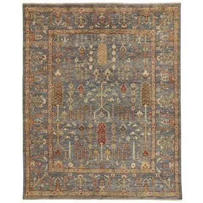 Carrington Traditional Oriental Blue/Red/Gold Area Rug