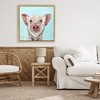 Stupell Industries Babe Screen Piglet Floating Frame Canvas Art - 3 of 4
