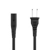 SANOXY 2 PACK of 15ft 18 AWG Notebook Power Cord, Non-Polarized (IEC320 C7 to NEMA 1-15P) - 3 of 4