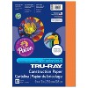 Pacon Tru-Ray Construction Paper Electric Orange 9" x 12" 50 Sheets Per Pack 5 Packs (PAC103404-5) - 2 of 2