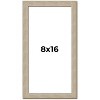 PosterPalooza | 8x16 Thin Barnwood Picture Frame, UV Acrylic, 2 Finishes - Grey and Black - 2 of 4