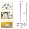 Evideco French Home Goods 4-Roll Wire Chrome Freestanding Toilet Paper Reserve or Paper Towel Holder - 4 of 4