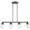 Livex Lighting Willow 4 - Light Chandelier in  Black Chrome - 4 of 4