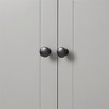 XINGHANZHENXUAN Gray Storage Cabinet with 2 Doors and 4 Drawers for Bathroom, Office, Adjustable Shelf - 4 of 4