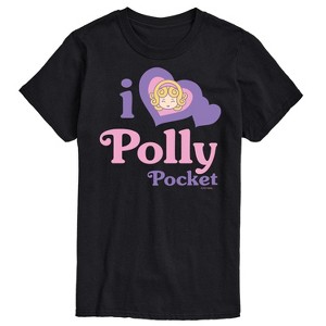 Men's - Polly Pocket - I Love Polly Pocket Short Sleeve Graphic T-Shirt - 1 of 4