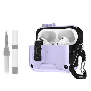 HTUTWOO Apple AirPods Pro 3nd Generation Case, Full Body Shock-Proof Hard Shell Protective Case with Secure Lock and Cleaning Kit - 1 of 4