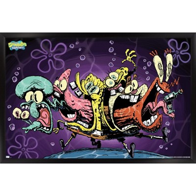 Trends International Nickelodeon Spongebob 25th - Scream Framed Wall Poster Prints