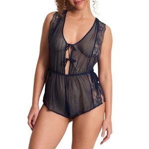 Adore Me Women's Juli Romper Lingerie - 1 of 4