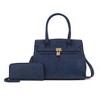 MKF Collection Bruna Satchel Bag with a Matching Wallet by Mia K - 2 of 4