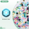 Unique Bargains PVC Durable Lightweight Sequin Embellishments 1200 Pcs - 3 of 4