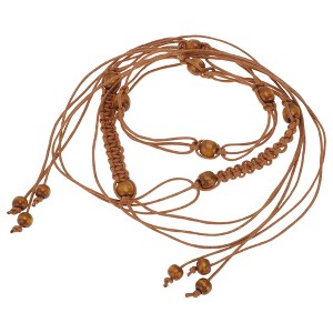 Unique Bargains Women's Retro Bohemian Tie Belt 1 Pc - 1 of 4