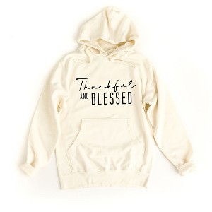 Simply Sage Market Women's Graphic Hoodie Thankful and Blessed - 1 of 3
