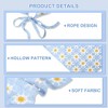 Unique Bargains Women's Crochet Bandanas Hair Scarf 2 Pcs - 4 of 4