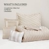 NicBex 7 PCS Comforter Set,Jacquard Bedding Set with 1 Comforter,2 Shams,1 Bedskirt,3 Decorative Pillow,Quilt Sets for All Seasons - 2 of 4