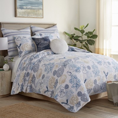 Serena Sea Striped Cotton Euro Sham Set of 2