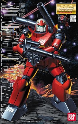Bandai Gundam RX-77-2 Guncannon with Special Clear Armor Parts MG 1/100 Scale Model Kit
