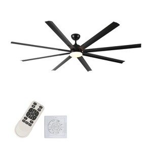 Bella Depot 84 In Super Large Black Ceiling Fan with Remote Control - 1 of 4