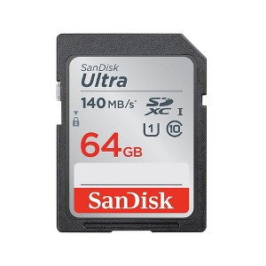SanDisk 64GB Ultra 140MB/s - 1 of 3