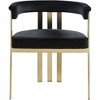 Meridian Furniture,Marcello Velvet Dining Chair, Set of 2 - 3 of 4