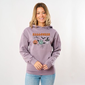 Simply Sage Market Halloween Smiley Faces Hoodie - 1 of 4