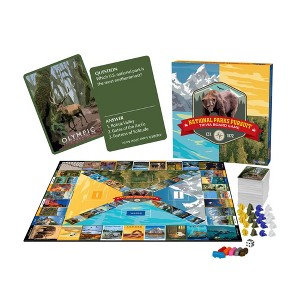 UT Brands National Parks Pursuit Family Trivia Board Game | 2+ Players - 1 of 4