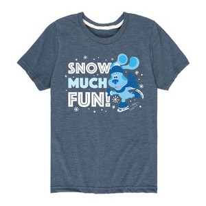 Boys' - Blue's Clues & You! - Snow Much Fun Short Sleeve Graphic T-Shirt - 1 of 4