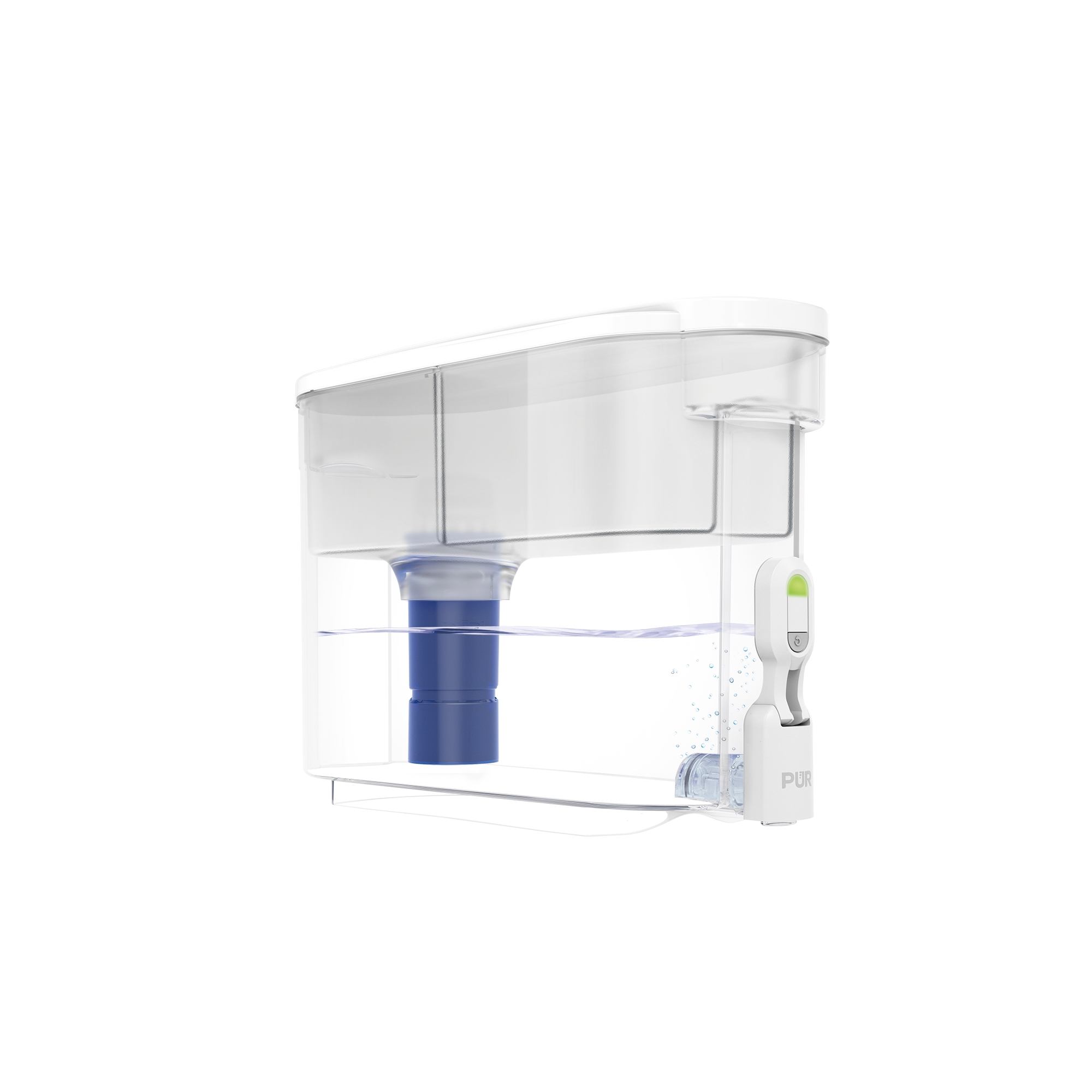 PUR Plus 30-Cup Dispenser Filtration System: PUR Filtration, BPA-Free, Filters Odors & Mercury, Compatible with Pur Pitcher Filters