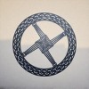 Slickblue Celtic Metal Wall Art – 12" Round Hanging Decor in 8 Irish Designs & 4 Finish Options for Home - 2 of 4