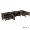 LOVSON 78 " Mid Century Modern TV Stand for 65+ Inch TVs, TV Console with Storage Cabinets for Living Room, Entertainment Center Storage - 3 of 4
