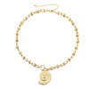Adornia 14k Gold Plated Chunky Shell Pendant Necklace - 4 of 4