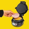 Hamilton Beach Breakfast Sandwich Maker with Egg Cooker Ring, Customize  Ingredients, Black, 25477