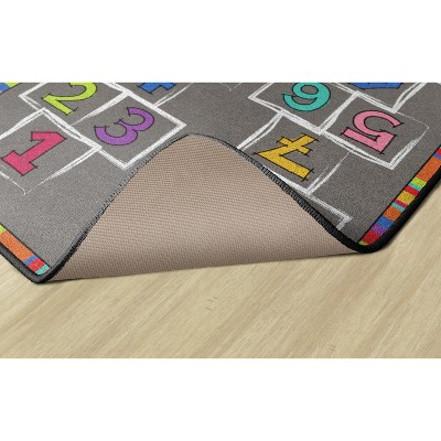 Hopscotch Multicolor Numbers Children's Activity Rug, 3' x 5'