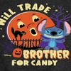Girls' - Lilo and Stitch - Will Trade Brother for Candy Fitted Short Sleeve Graphic T-Shirt - 2 of 4