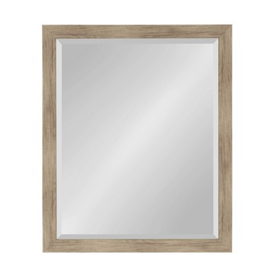 25" x 31" Beatrice Framed Wall Mirror Rustic Brown - DesignOvation
