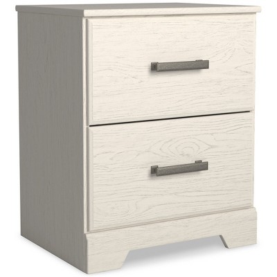 Signature Design by Ashley Casual Stelsie 2 Drawer Nightstand, White